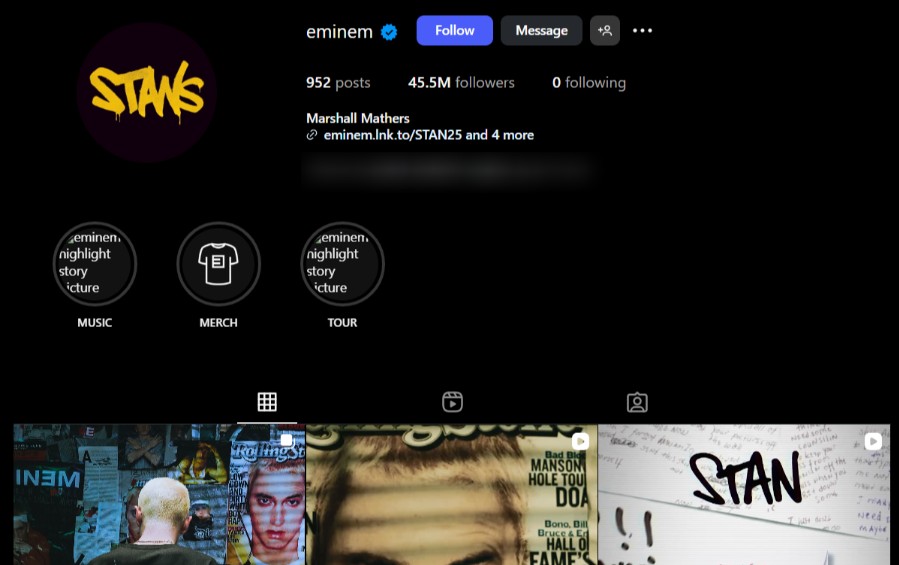 Eminem Instagram